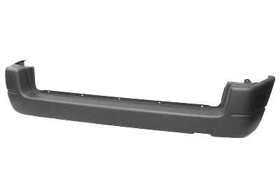 achterbumper, zwart Citroen Berlingo, 1996-2004