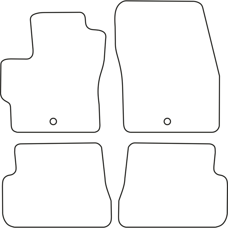 Set car mats  Mazda 3 2003-2009