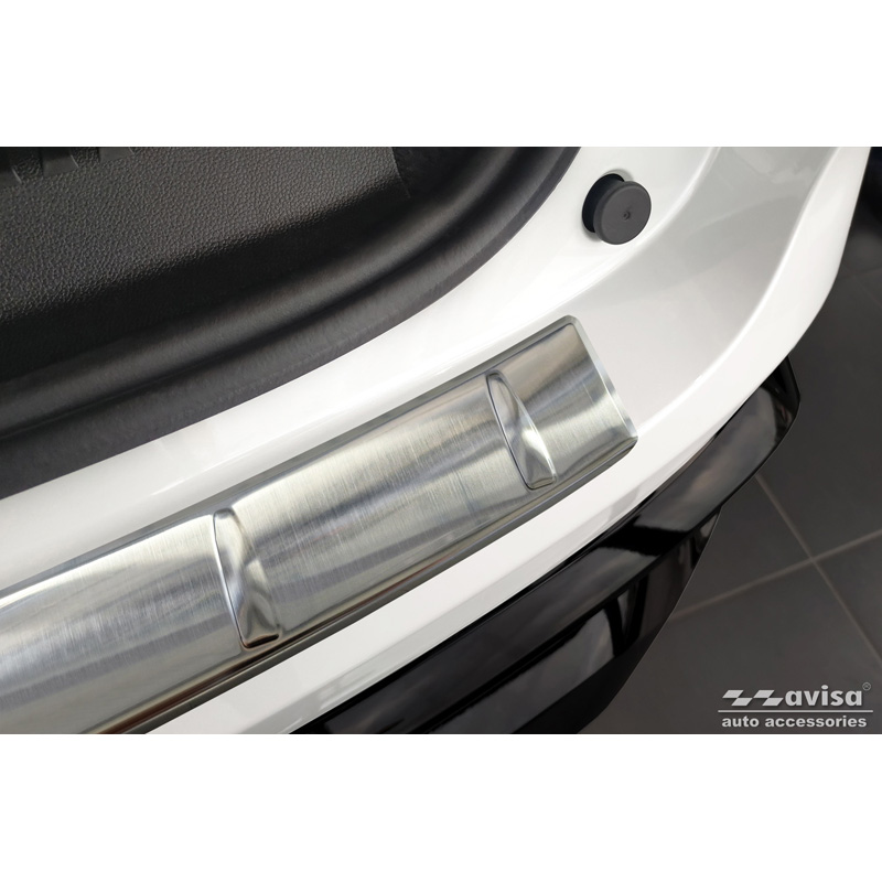 Stainless Steel Rear bumper protector  Renault Espace VI E-Tech Hybrid 2023- 'Ribs'