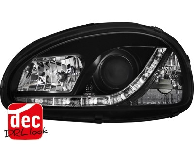 Headlights Opel Corsa B Dayline Devil Eyes Black
