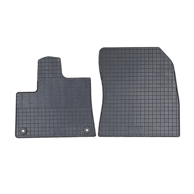 Rubber car mats set  Toyota Proace City 2019- (2-pieces + fixing system)