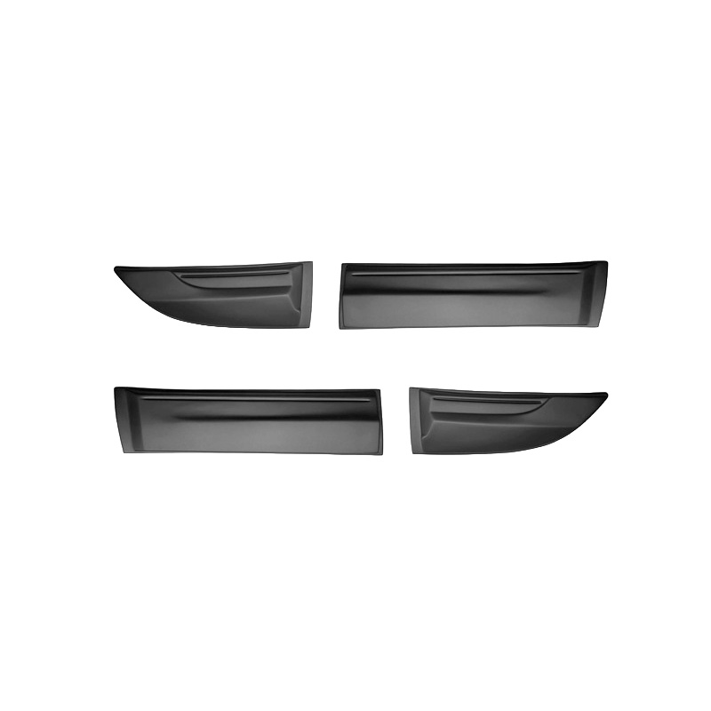 Body Cladding  Mitsubishi L200 Triton 4 2007-2014 - Matt black