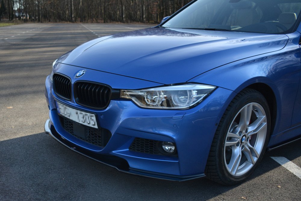 Voorspoiler passend voor BMW 3 Serie F30 15-18 M-Sport Glossy Black