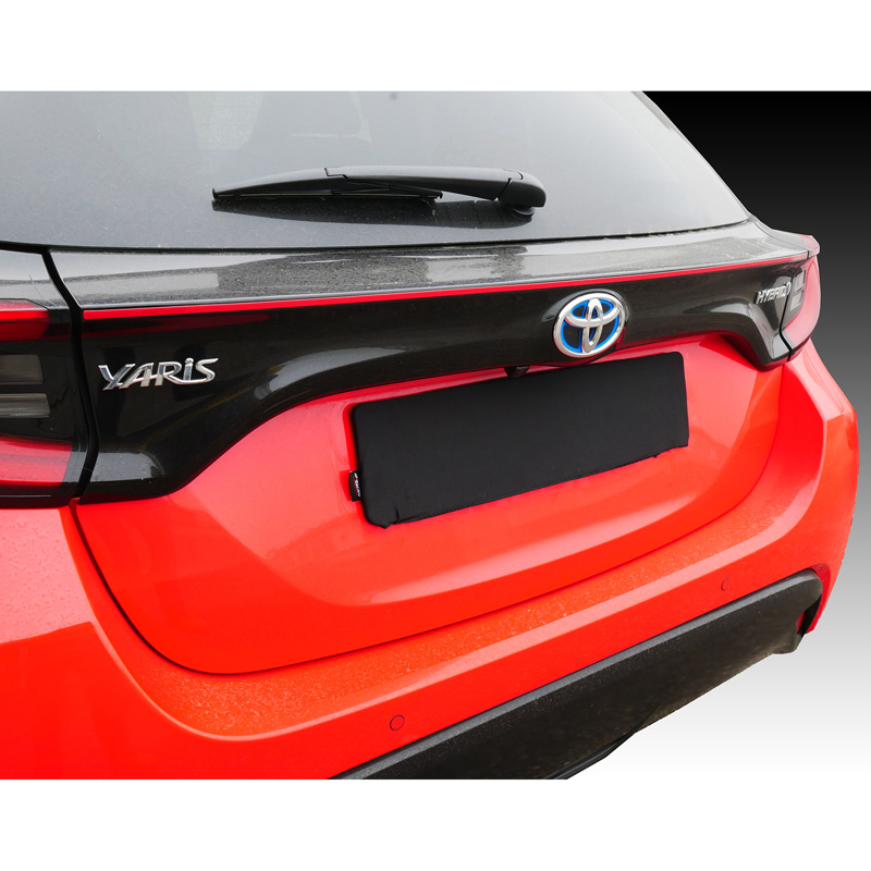 Simoni Racing License Plate Cover - stretchable Textile - Black