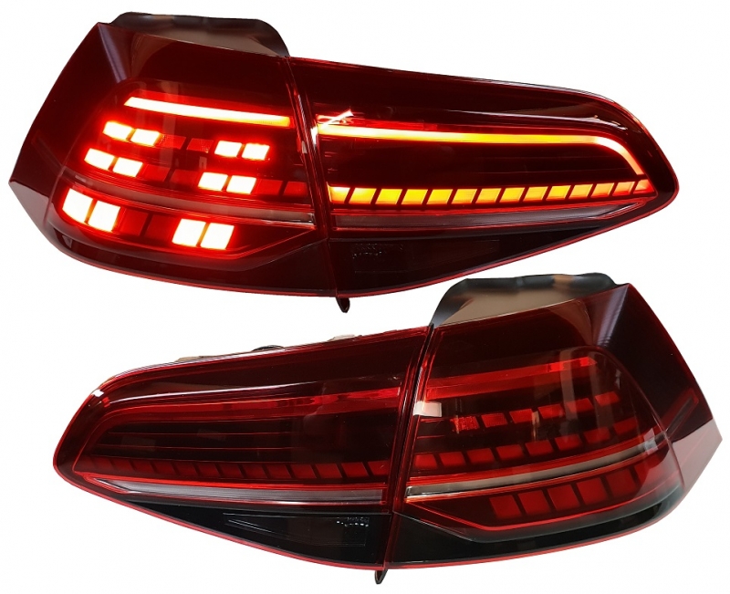 Taillights VW Golf VII Dynamic Facelift LED Cherry