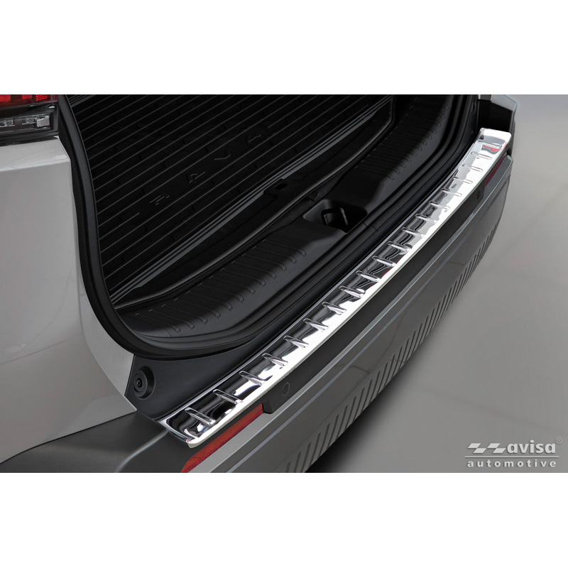 Avisa Stainless Steel Rear Bumper Protector  Toyota RAV4 VI (XA6) 2026- - High Gloss Silver