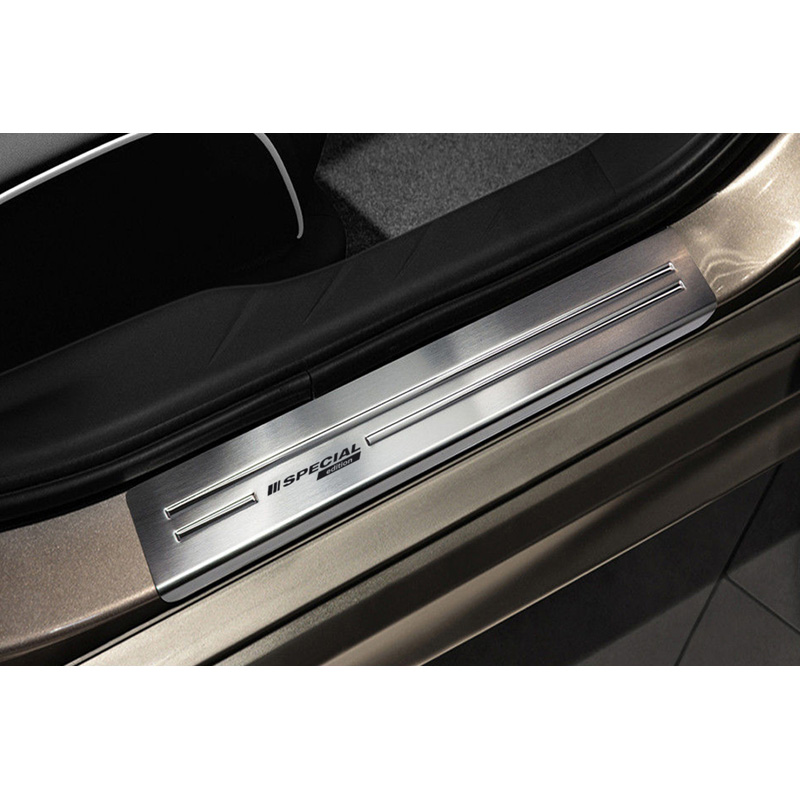 Inox door sill protectors  Mitsubishi ASX 2010- - 'Special Edition' - 4-pieces
