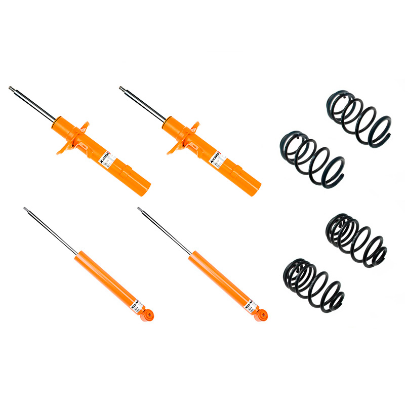 KONI Str.T kit  Seat Leon 5F & Golf VII 55mm original struts & torsion beam rear / front axle weight from 1011kg (35mm) (1120-8434-1)