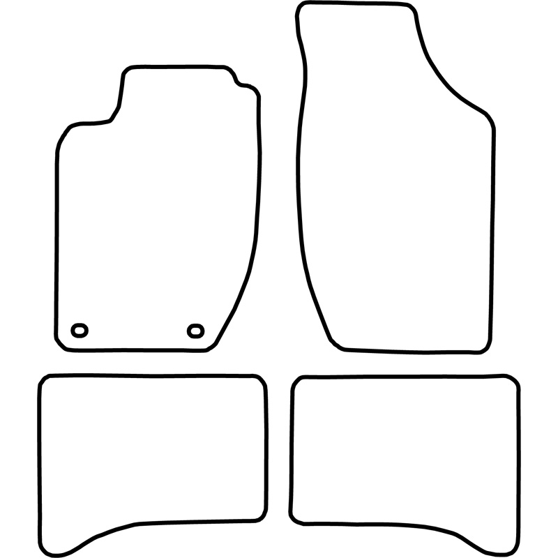 Set car mats  Alfa Romeo 164 1988-1998
