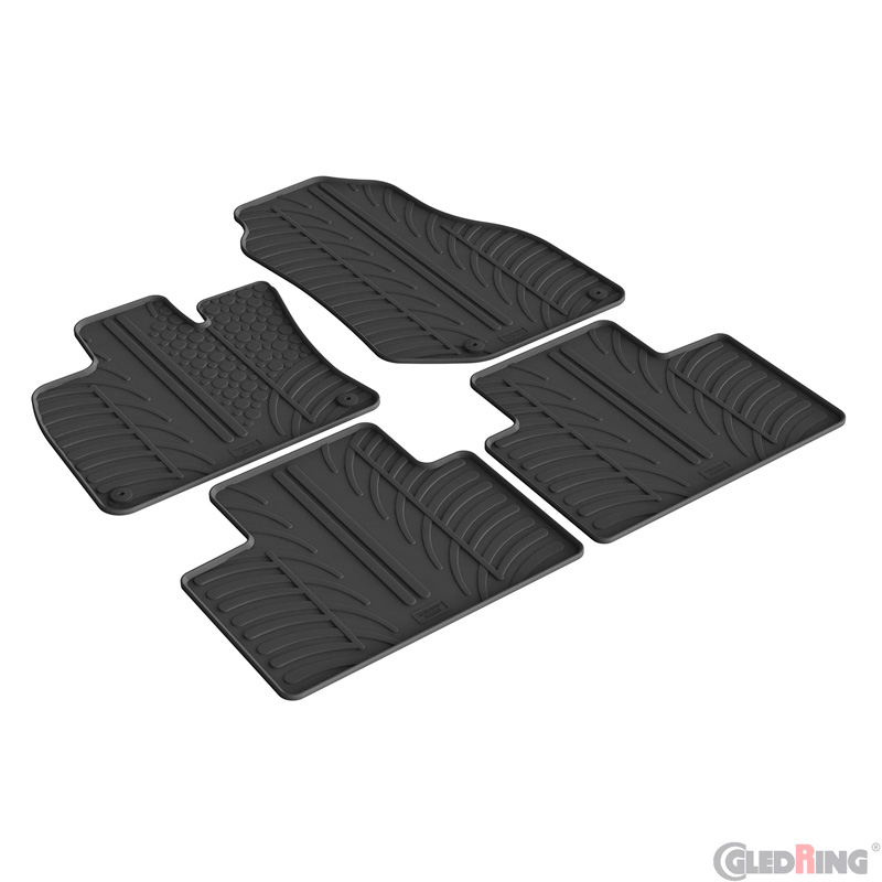 Rubber car mats set  Lynk & Co 01 2021- (T profile 4-pieces)