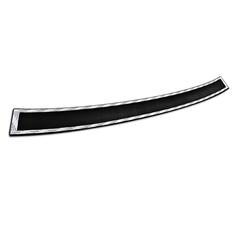Avisa Matt Black Stainless Steel Rear bumper protector  Ford Transit Courier II / Tourneo Courier II 2023- 'Riffled Plate'