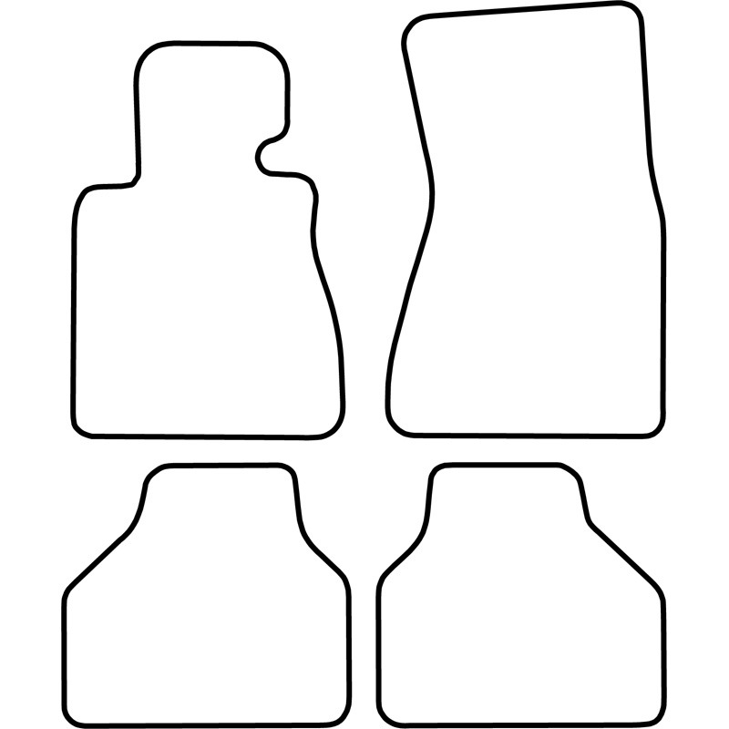 Set car mats  BMW 7-Series 2001-2008