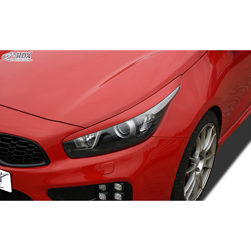 Head light spoilers  Kia Cee'd & Pro Cee'd JD 2012- (ABS)