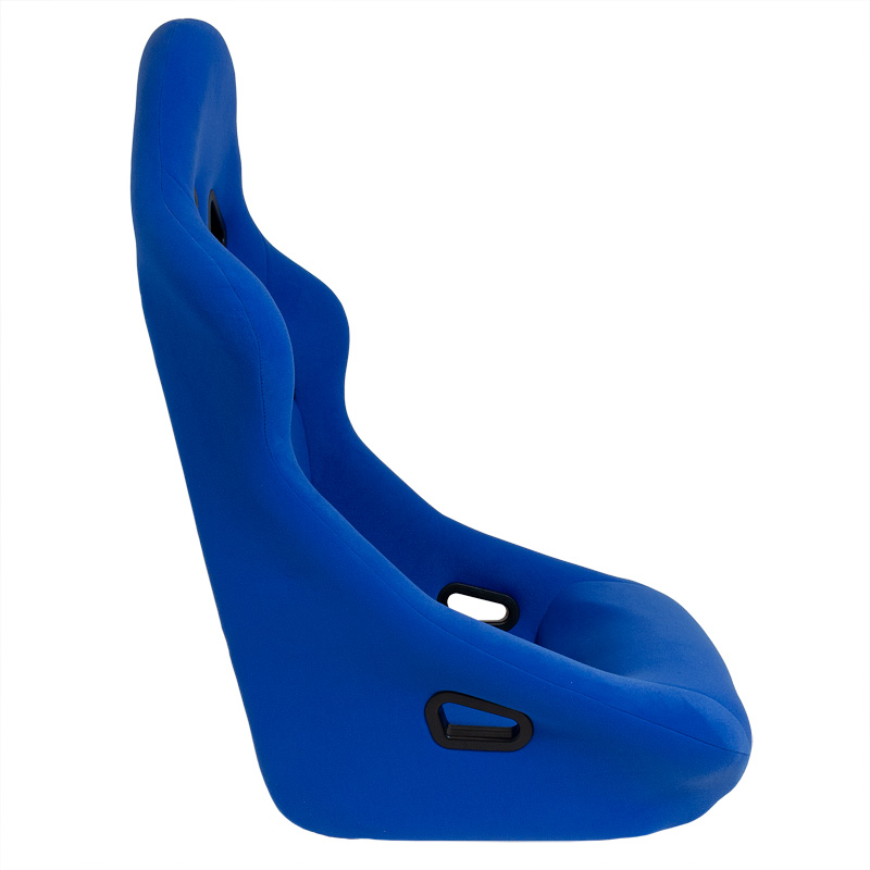 Sport seat 'Zandvoort' - Blue - Non-reclinable back-rest - incl. slides