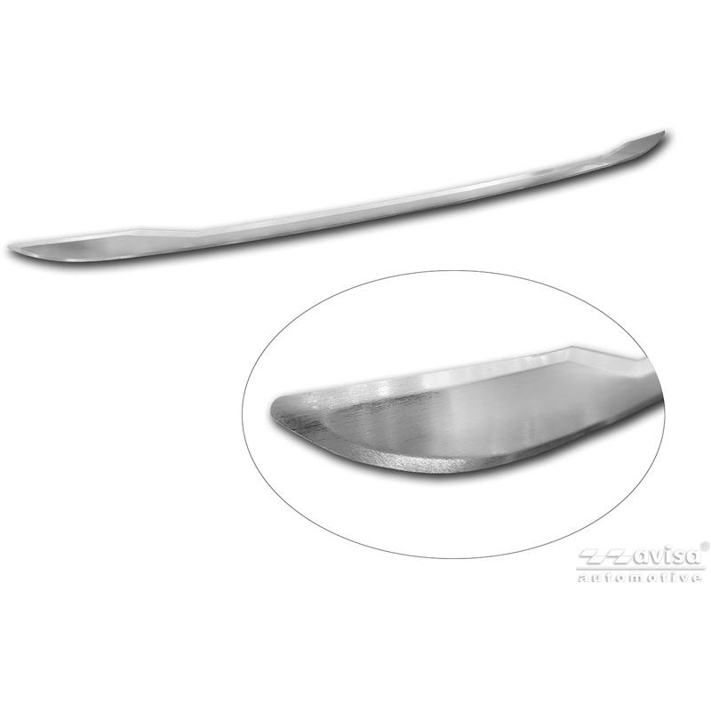 Avisa Brushed Stainless Steel Trunk Tailgate Trim Cover  Toyota Yaris (P21) 2020-2024 & Facelift 2024-