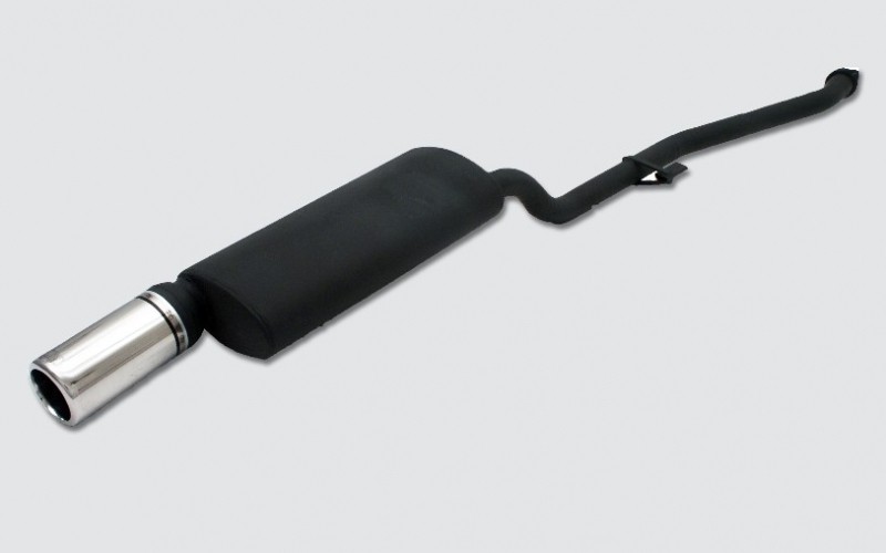 muffler BMW 3-serie e30 1987-1991 RVS eindstuk 80mm rond ulter