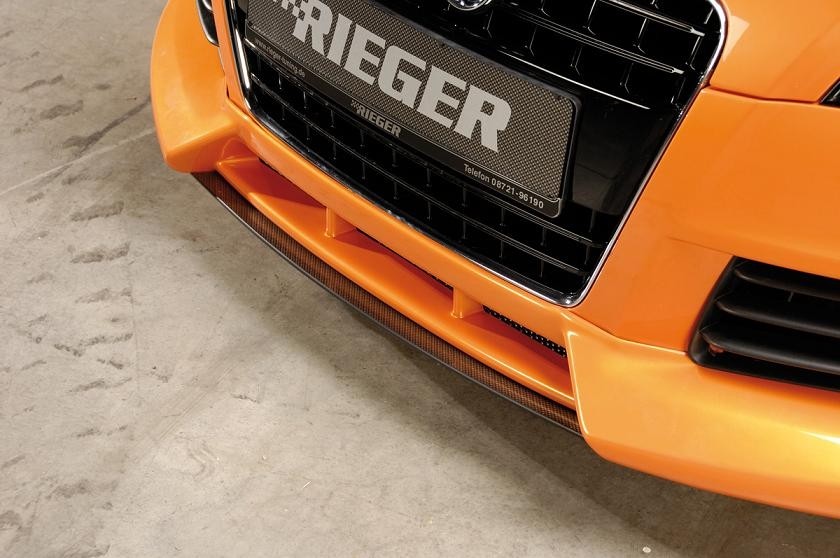 Spoilerzwaard Carbon voor Voorspoilerlip 3 air intakes Audi TT 8