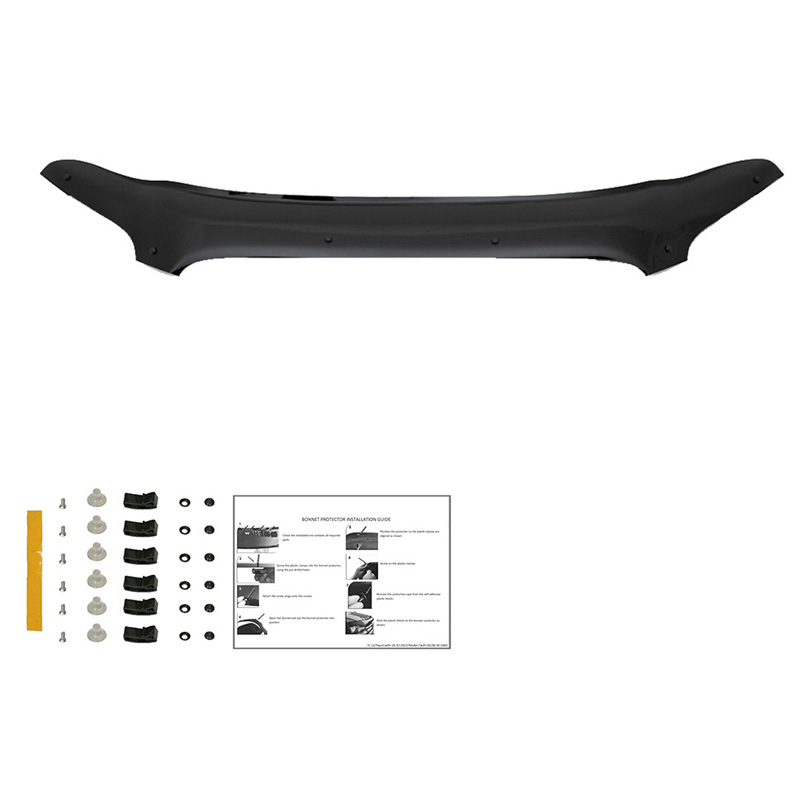 Bonnet Protector  Ford Transit MK8 2014-2019 - Gloss black