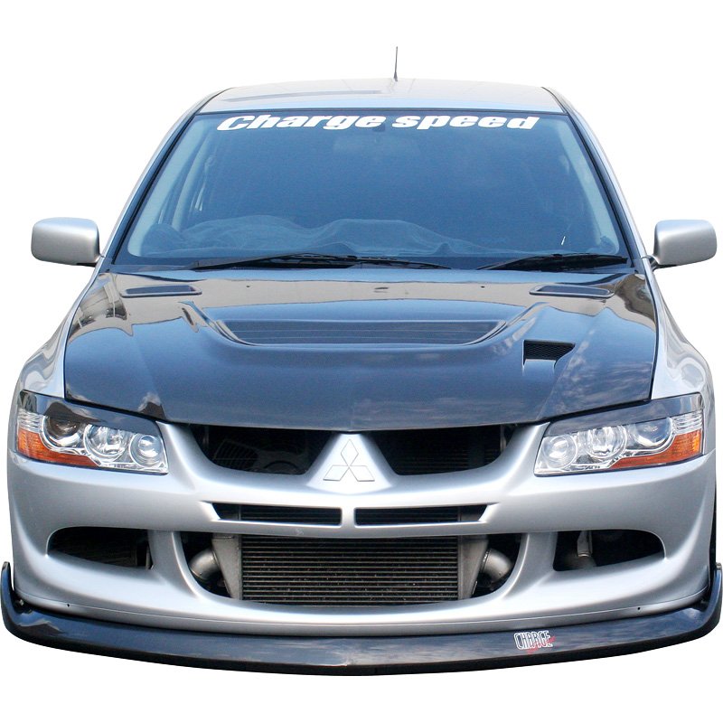 Chargespeed Front Spoiler  Mitsubishi Lancer Evo 8 CT9A BottomLine (FRP)