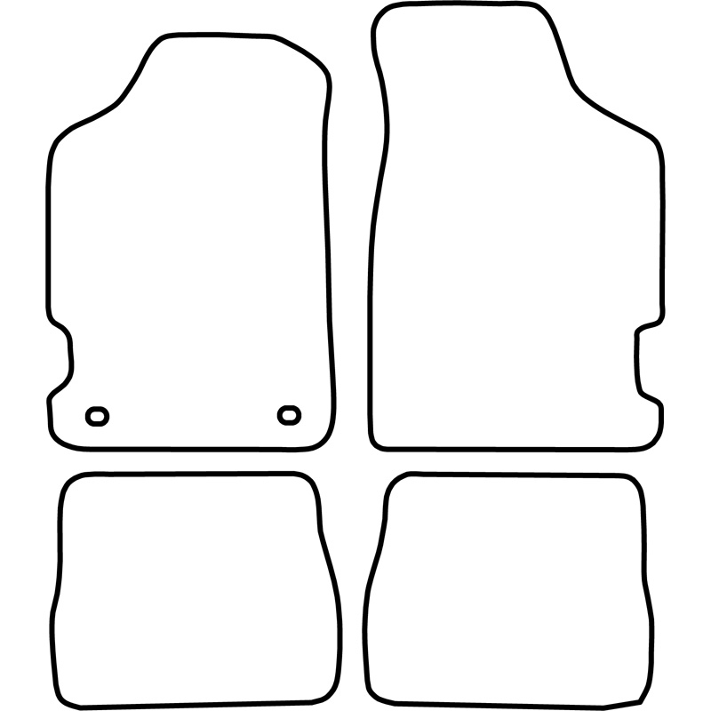 Set car mats  Peugeot 106 1996-2003