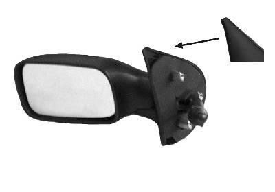 spiegel, bol glas, 5 drs, rechts Fiat Punto, 1993-2001