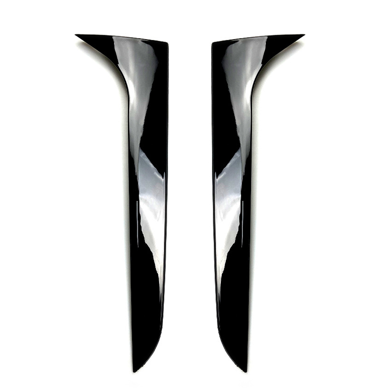 Set rear window side spoilers  Audi A4 (B8) Avant/Allroad 2008-2015 excl. S-Line (ABS Glossy Black)