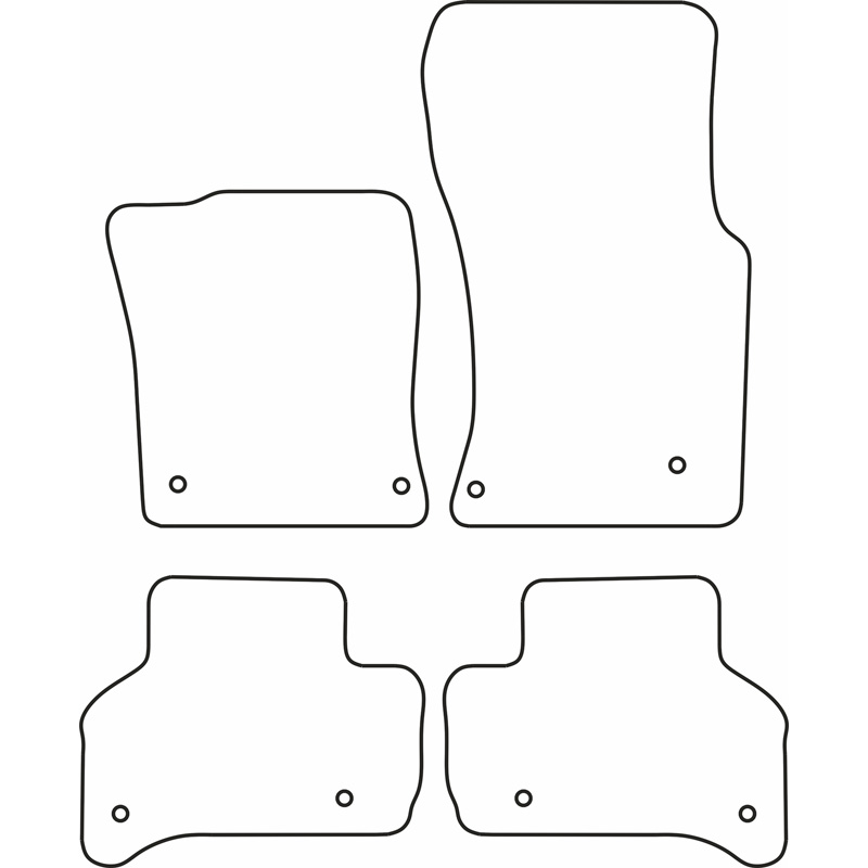 Set car mats  Jaguar XE-Type 2015-