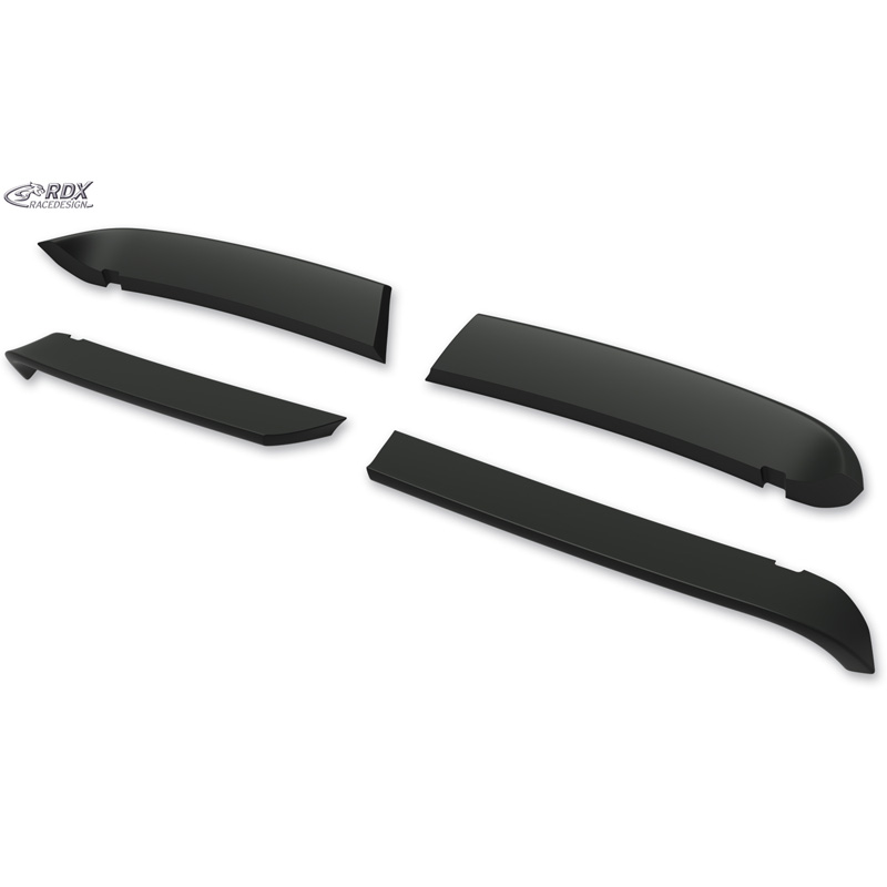 RDX Roof spoiler  Volkswagen Crafter (H1) 2006-2016 & Mercedes Sprinter (H1) 2006-2018 & 2018- (with 2 barn doors) (PU)
