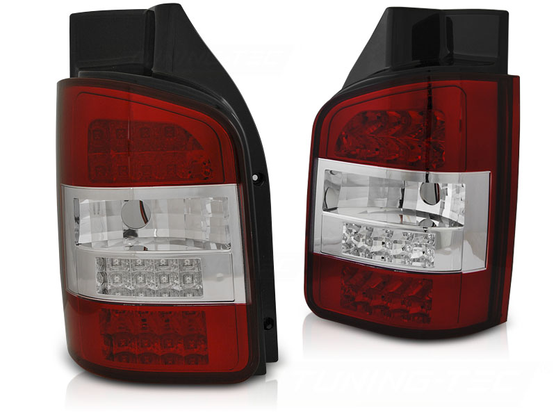 Taillights VW Bus T5 LED Red/White