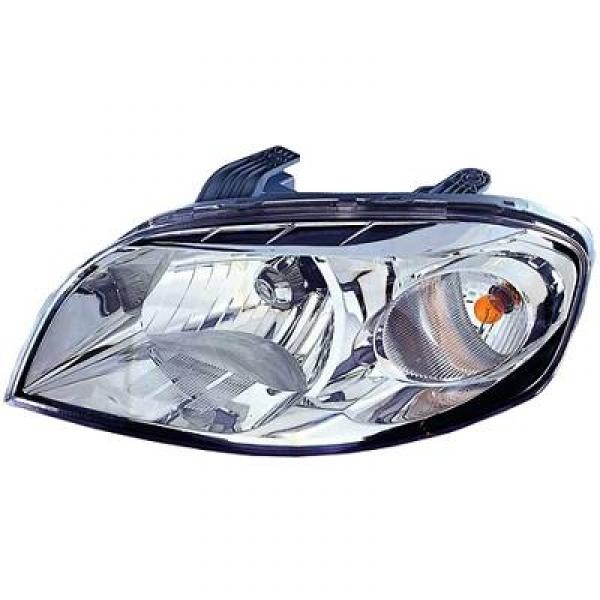 Koplamp links AVEO, 06-11 ALLEEN SEDAN H4+MOTOR voor LWR DEPO