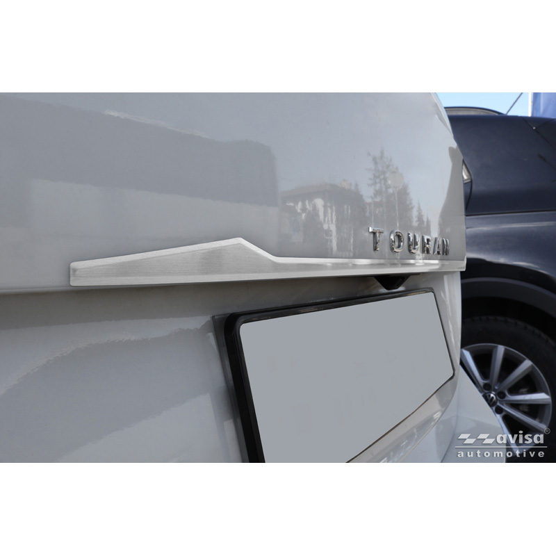 Avisa Brushed Stainless Steel Trunk Tailgate Trim Cover  Volkswagen Touran (5T1) R-Line 2015-