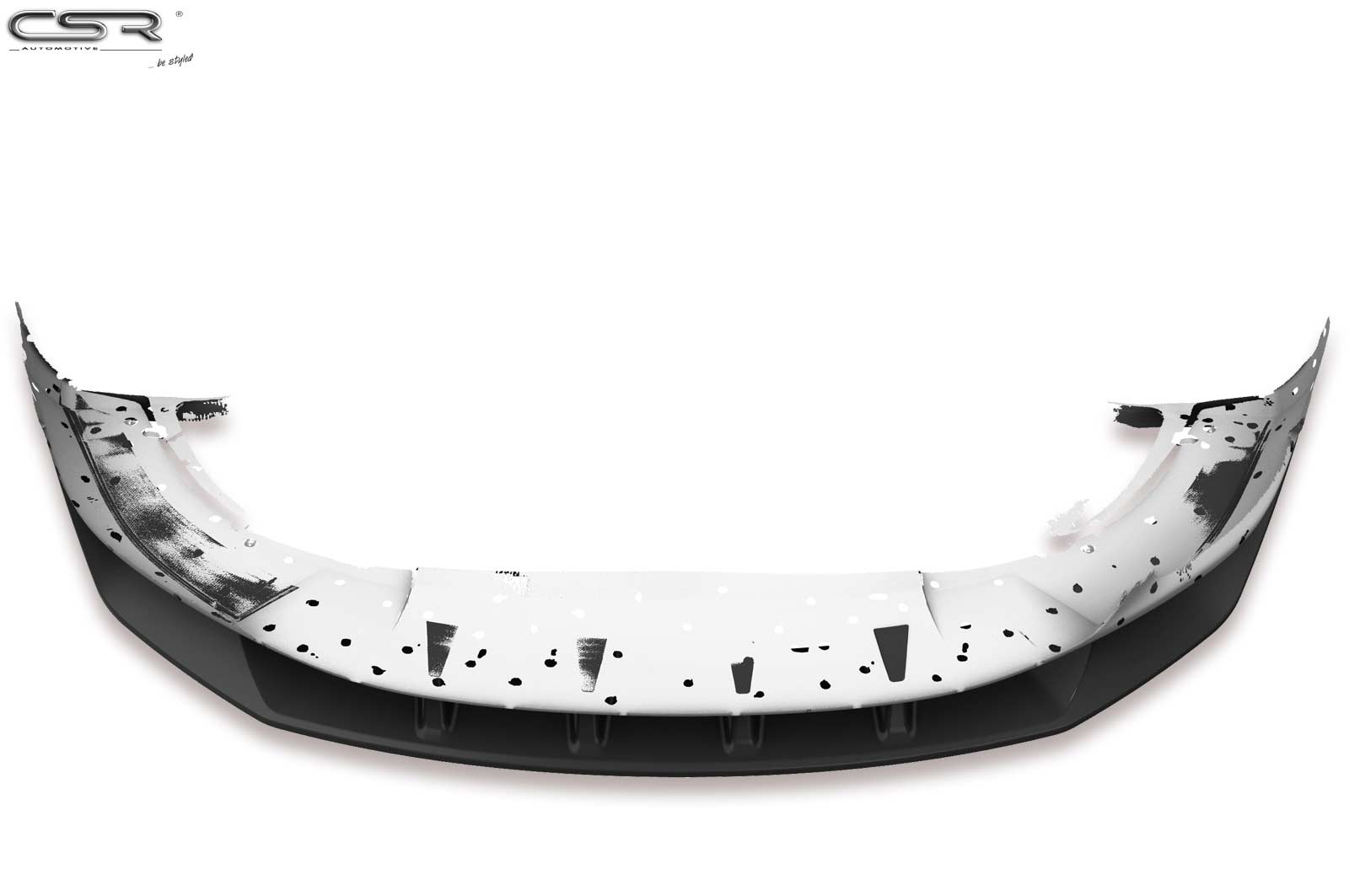 Voorspoiler passend voor Skoda Superb II Glans Zwart – 2008–06/2013