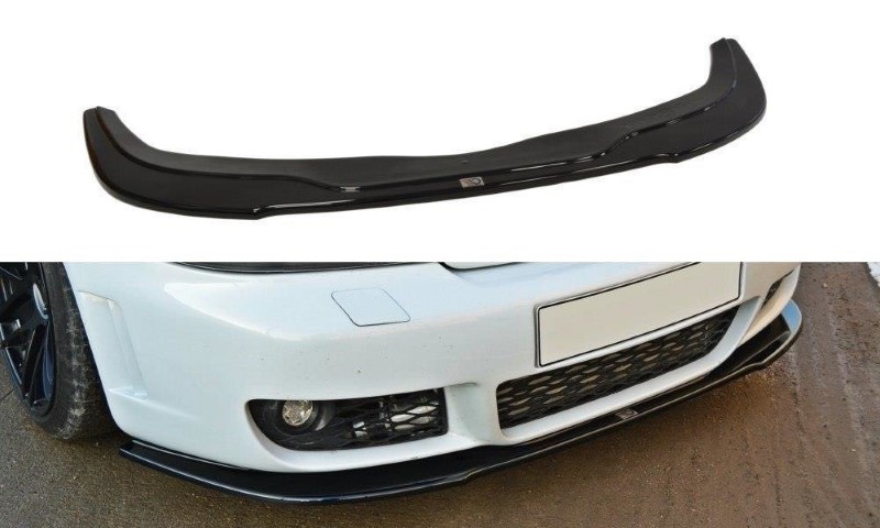 Voorspoiler passend voor Audi RS4 B5 Glanzend Zwart