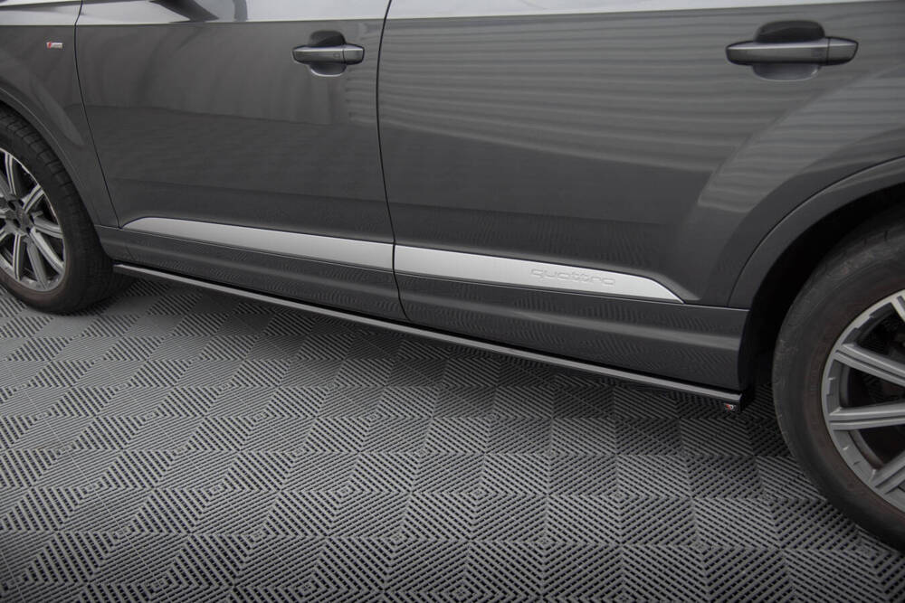 Zijskirts passend voor Audi Q7 4M Maxton Glans Zwart