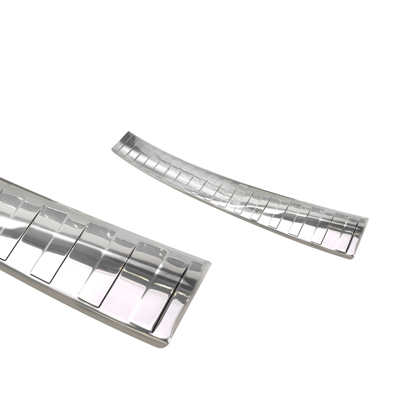 Chrome Stainless Steel Rear bumper protector  Volkswagen Passat 3G Variant 2014-2023 'Ribs'