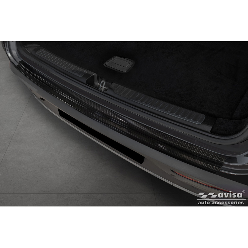Real 3D Carbon Rear bumper protector  Mercedes EQC (N293) 2019-