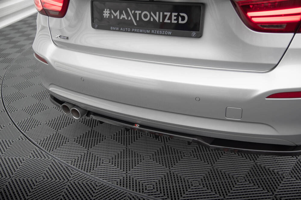 Diffuser passend voor BMW 3 Serie GT F34 FL Maxton Glans Zwart