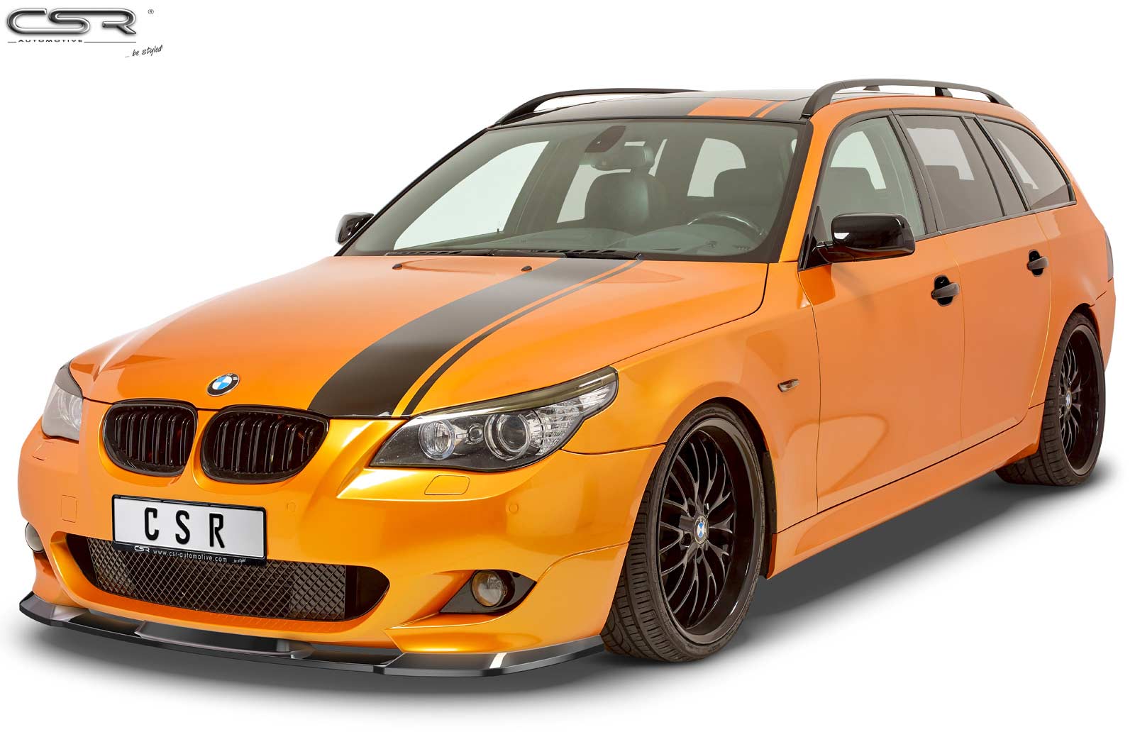 Voorspoiler passend voor BMW 5er E60/E61 M-pakket CSR