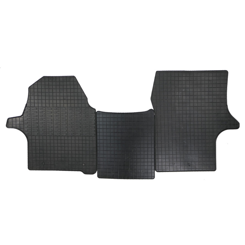Rubber car mats set  Hyundai H350 2015- (3-pieces + fixing system)