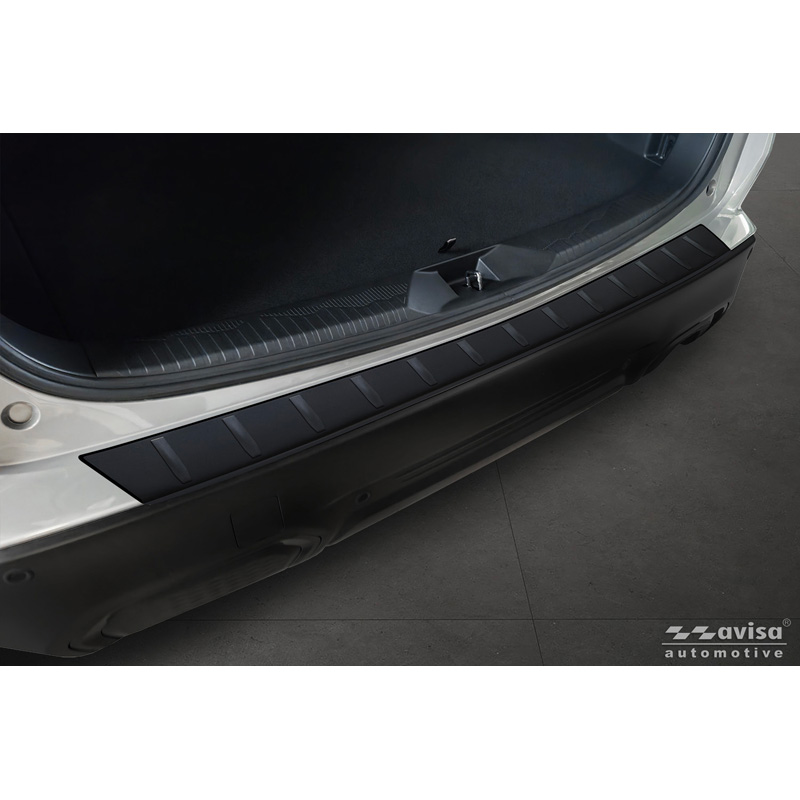 Avisa Matt Black Stainless Steel Rear bumper protector  Subaru Forester (SL) 2025- 'Ribs'