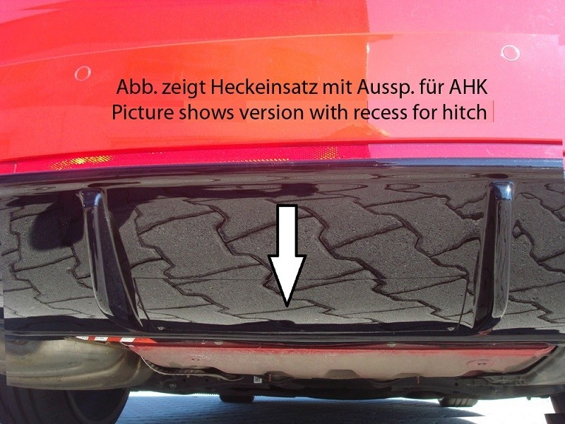 Achteraanzet Carbon-look Rieger Skoda Octavia RS 5E met trekhaak