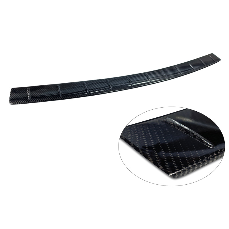Real 3D Carbon Rear bumper protector  Mercedes GLE II (W167) Facelift 2023- Excl. AMG Line 'Ribs'