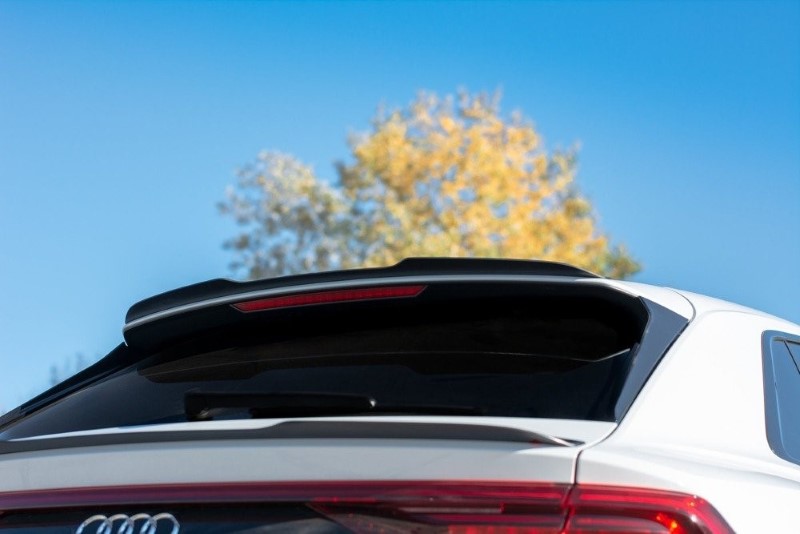 Spoiler passend voor Audi Q8 S-Line / SQ8 Maxton Glans Zwart