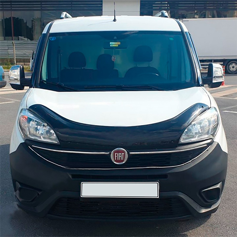 Bonnet Protector  Fiat Doblo 2nd Gen. Facelift 2015-2020 - Gloss black