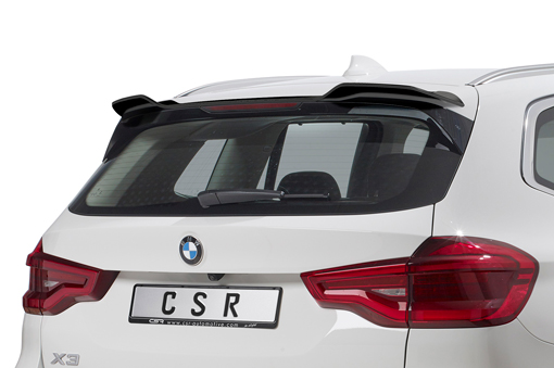 Spoiler passend voor BMW X3 G01 / iX3 G08 CSR Glans Zwart
