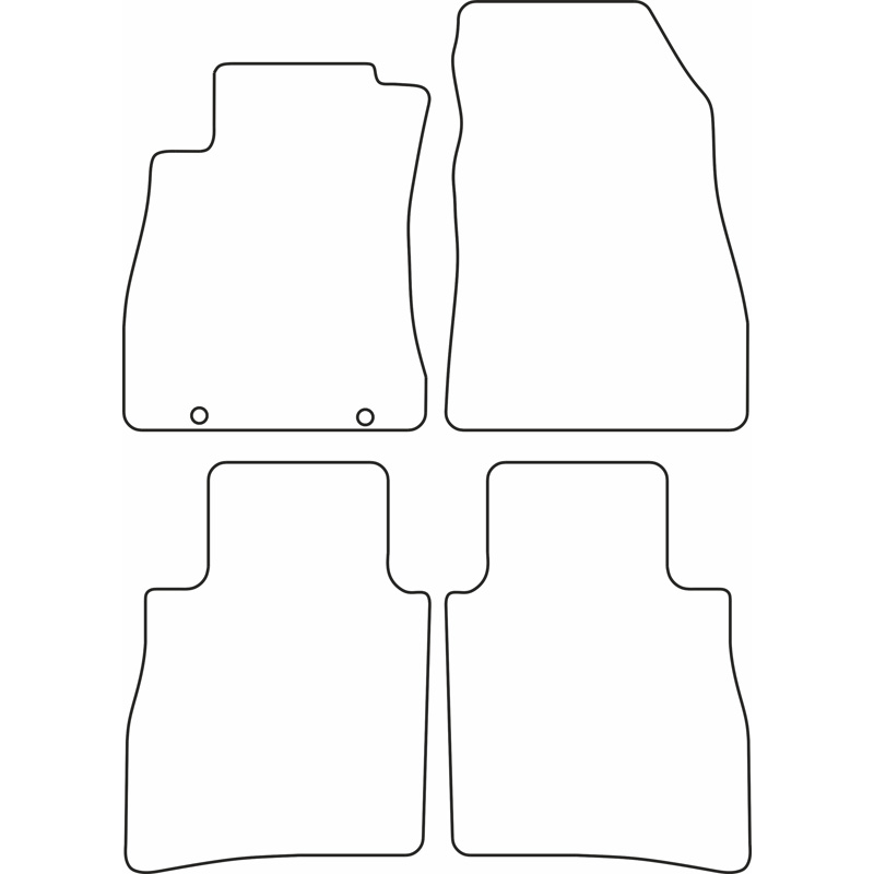 Set car mats  Nissan Pulsar 2014-