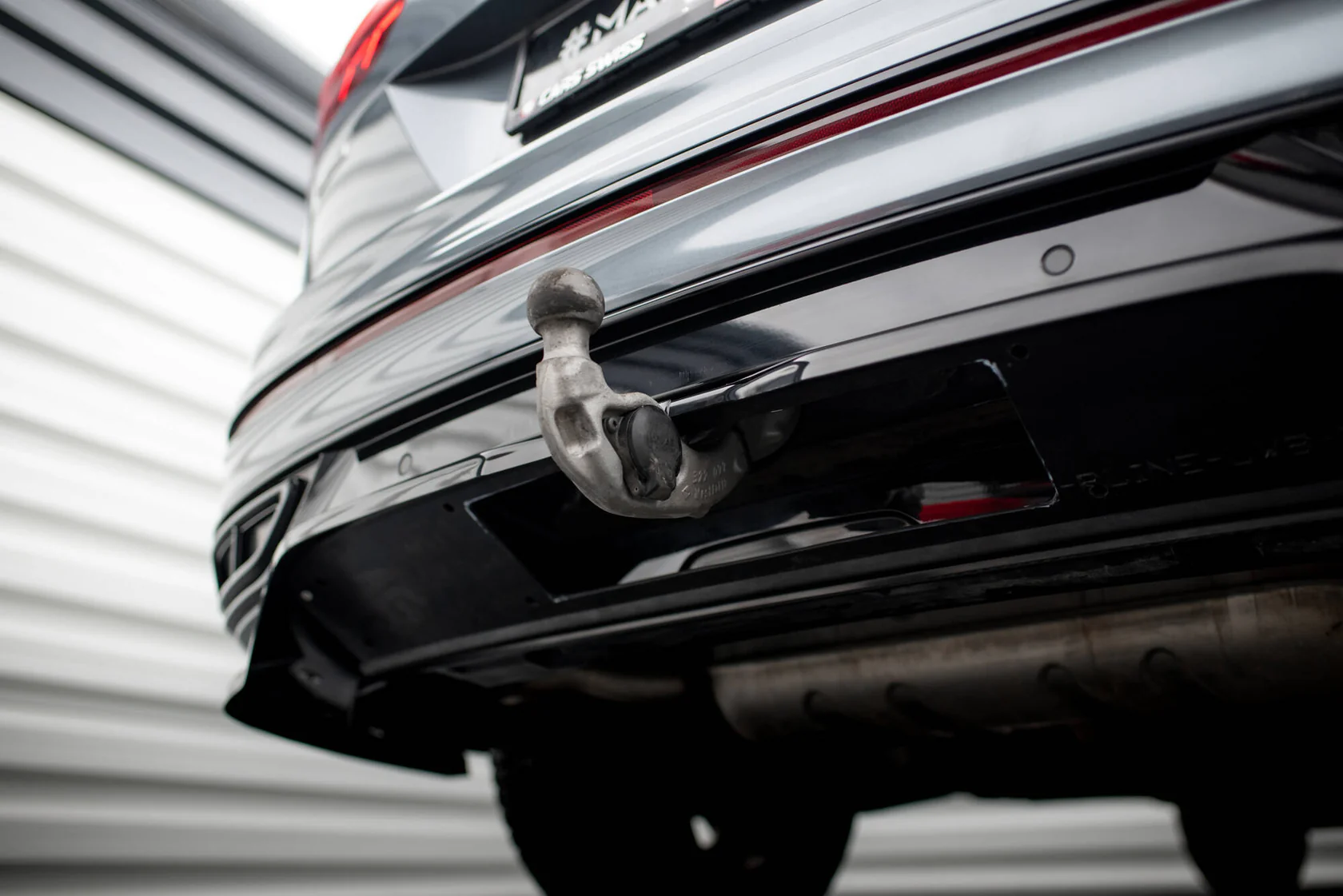 Diffuser passend voor Volkswagen Tiguan R-Line FL Maxton Glans Zwart