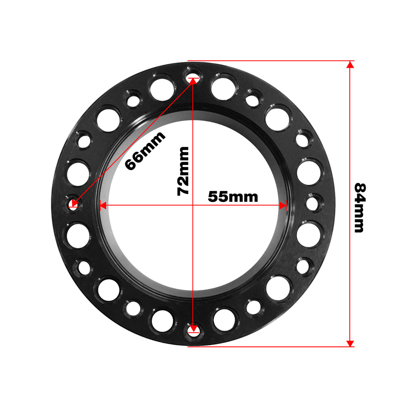 Simoni Racing Spacer for Steering wheel hubs - Length 76mm