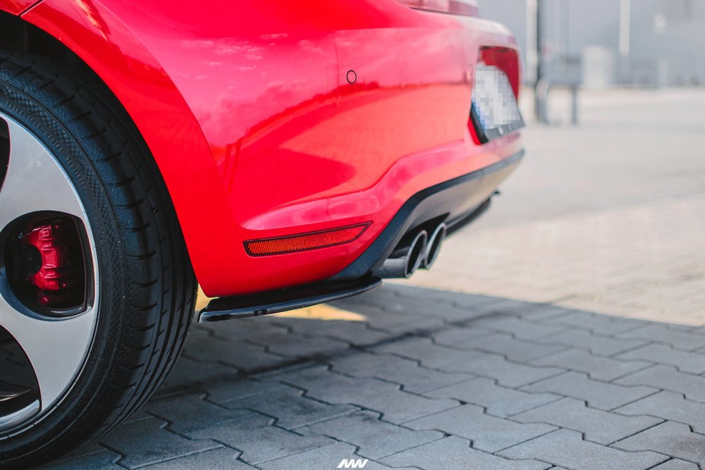 Diffuser passend voor VW Polo 5 GTI 6R Glans Zwart