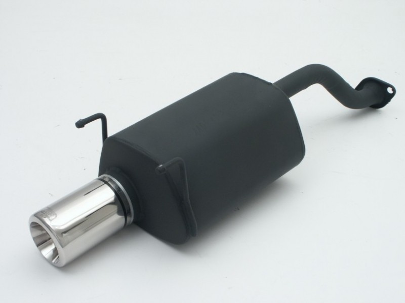 Muffler Honda Civic 1996-2001 RVS eindstuk 2x80mm Rond